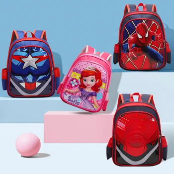 Disney deti pomstiteľ batoh materskej školy chlapci dievčatá školské tašky cartoon taška cez rameno bookbag študent taška