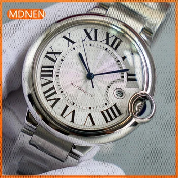 MDNEN Mužov A Žien 904l z Nerezovej Ocele, Automatické Mechanické hodinky 36 mm 42mm-CT