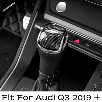 Radenie Radenie Gombík Hlavu Dekorácie Kryt Výbava Pre Audi Q3 2019 - 2023 ABS Matný / Carbon Fiber Štýl Doplnky Interiéru