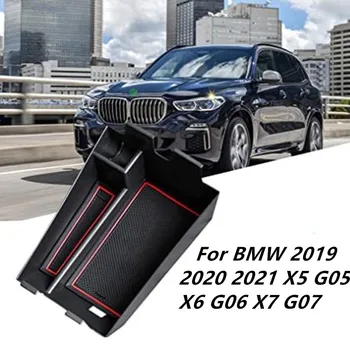 Pre BMW 2019 2020 2021 2022 X5 G05 X6 G06 X7 G07 Vnútorné Opierke Úložný Box Dekorácie Kryt Výbava Plastové Auto Príslušenstvo