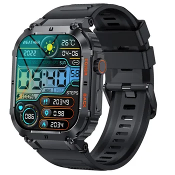 Smart Hodinky K57 Pro Mužov 1.96 palcový 400mAh Srdcového tepu Kyslíka v Krvi, Vodotesný IP68 Vonkajšie Časovač Počasie Šport Smartwatch