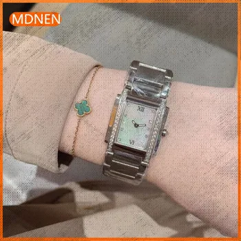 MDNEN dámske Hodinky 904l z Nerezovej Ocele, quartz hodinky 26mm-PH