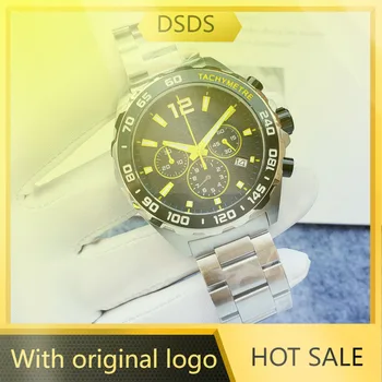 Dsds Mužov 904L z Nerezovej Ocele, Vodotesné quartz hodinky 45mm -tag