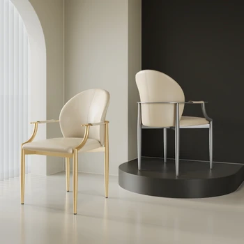 Luxusné Kreslo Jedálenské Stoličky Minimalistický Dizajn, Obývacia Izba, Moderné Jedálenské Stoličky Tvorivé make-up Cadeira bytový Nábytok WZ50DC