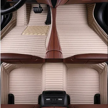 Dobrá kvalita! Vlastné špeciálne auto podlahové rohože pre Mercedes Benz EQS SUV 2023 2024 5 sedadiel, nepremokavé, odolné koberce,doprava Zdarma