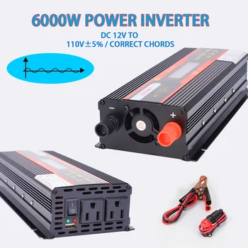 Čistá Sínusová Vlna Invertor 1500W/2000W/2600W DC 12V Do AC 220V Univerzálnej Zásuvky Napätia Transformátor Power Converter Solárneho Invertora