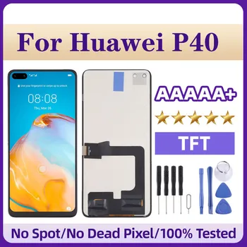 TFT LCD Displej pre Huawei P40 s Digitalizátorom. Plný Montáž,Nie Podpora FingerprintIdentification