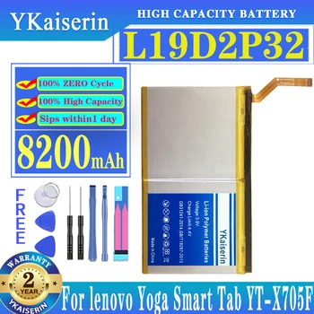 YKaiserin Novú Batériu 8200mAh Batérie Pre Lenovo Yoga Smart Kartu(YT-X705F) 1ICP3/84/94-2 L19D2P32 Notebook, Tablet Batérie
