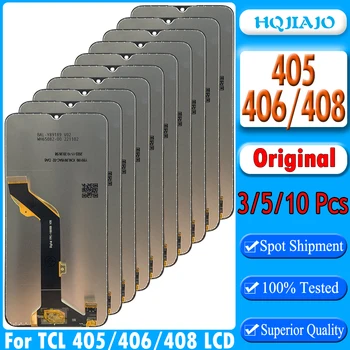 3/5/10PCS Pôvodný Pre TCL 405 T506D LCD Displej Dotykový Displej Digitalizátorom. Montáž Pre TCL 406 408 T507D1 T507A T507U1 T507J LCD
