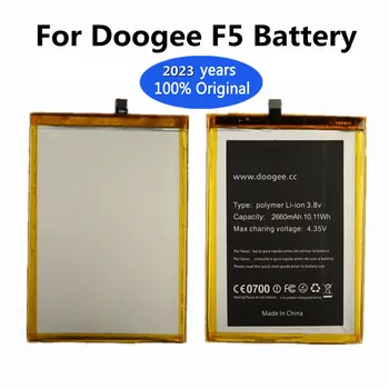 2023 Rokov 100% Originálne Náhradné Batérie Pre Doogee F5 2660mAh Smart Batérie Telefónu kontakty batérie na sklade + Sledovacie Číslo