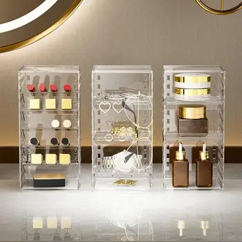 Make-Up Organizátor Make-Up Organizátor Display Box Prípadoch Opakovane Make-Up Storage Displej Cube Pre Korektory Rúže Lipliners
