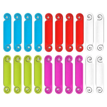 20 Ks Kábel Značky Značky Multicolor Káblové Štítky Kábel Identifikačné Menovky na USB Počítača, Telefónu Nabíjačku
