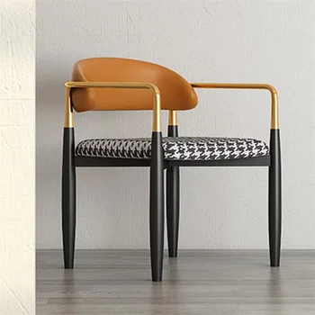 Nordic jedálenské stoličky rodina jednoduché železo umenie horn stoličky imitácia masívneho dreva operadla stolice, mlieko, čaj obchod tému reštaurácia tabuľka