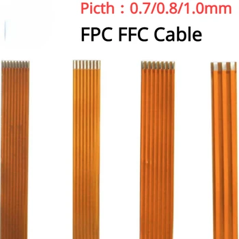 1Pcs/veľa FPC FFC Kábel PCB Vodič 0.7 mm Ihrisku 3 4 5 6 7 8 9 10 12 16 18 20 22 24 30 36 40 Pin