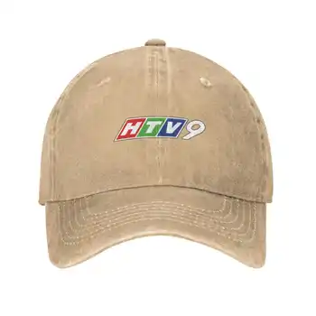 HTV9 Logo Vytlačené Grafické Logo Značky Vysokej kvality Denim spp Pletené klobúk Baseball cap