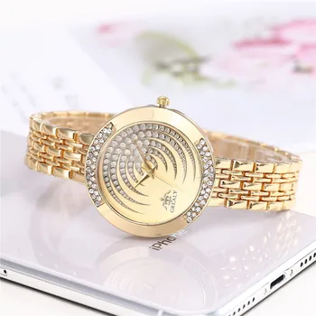 ženy Luxus, Eleganciu quartz hodinky Diamond British Hodinky pre ženy, Štýlový kruhový ovládač analógové hodinky pre ženy, reloj mujer