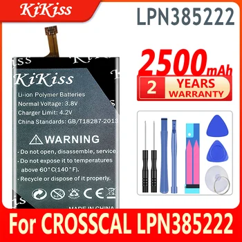 KiKiss 100% Novú Batériu LPN 385222 2500mAh pre CROSSCAL LPN385222 Batérie