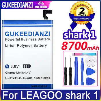 Bateria 8700mAh Mobilný Telefón Náhradné Batérie Pre LEAGOO Shark 1 / Shark1 Kvalitné Batérie