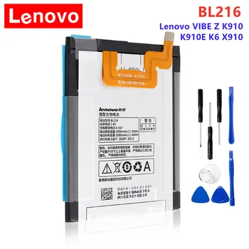 Lenovo Originálne Batérie Bl216 4200mAh Vysokej Kvality 216 BL Batérie pre Lenovo ATMOSFÉRA Z K910 K910e K6 X910 Telefón Batérie + Zadarmo