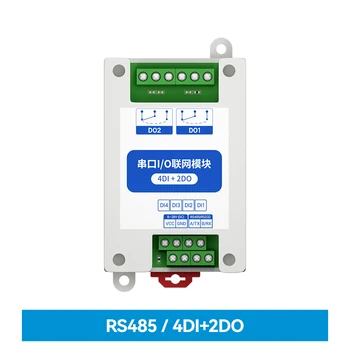 MA01-AXCX4020(RS485) 4DI+2DO Modbus RTU pre Priemyselné použitie Sériového Portu I/O Sieťových Modul Rozhranie RS485
