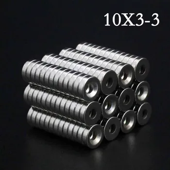 5/10/20/30/40Pcs 10x3-3 Neodýmu Magnet 10 mm x 3 mm - 3 mm N35 NdFeB Kolo Super Silné Silné Permanentné Magnetické imanes