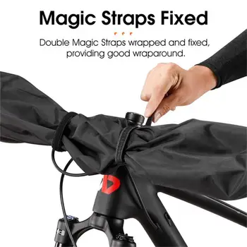Horský Bicykel Riadidlá Chrániť Black Trvanlivé Nylonu Nosenie-odolný Polyester Jazdecké Príslušenstvo Kryt Riadidiel Pohodlné