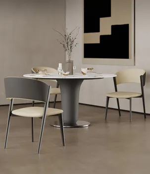 Jedálenský stôl je ľahký a luxusné, moderné a minimalistické, s rock panel zapustený otočný stôl pre použitie v domácnosti