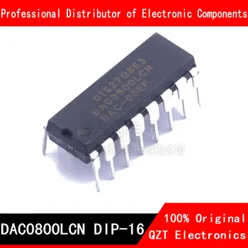 10pcs/veľa DAC0800LCN DIP DAC0800 DAC0800L DAC0800LC DIP-16 nové originálne Na Sklade