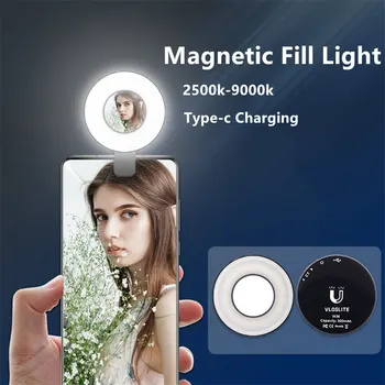 Univerzálny Magnetický Led Krúžok Vyplniť Svetla Telefón Selfie Svetlo pre Magsafe Iphone 12 13 14 Séria Android Video Svetlo pre make-up Vlog