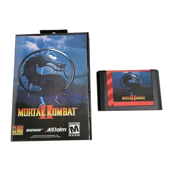 Mortal Kombat II MD Hra Kazety Pre 16 Bitovým NTSC A PAL Video Herné Konzoly